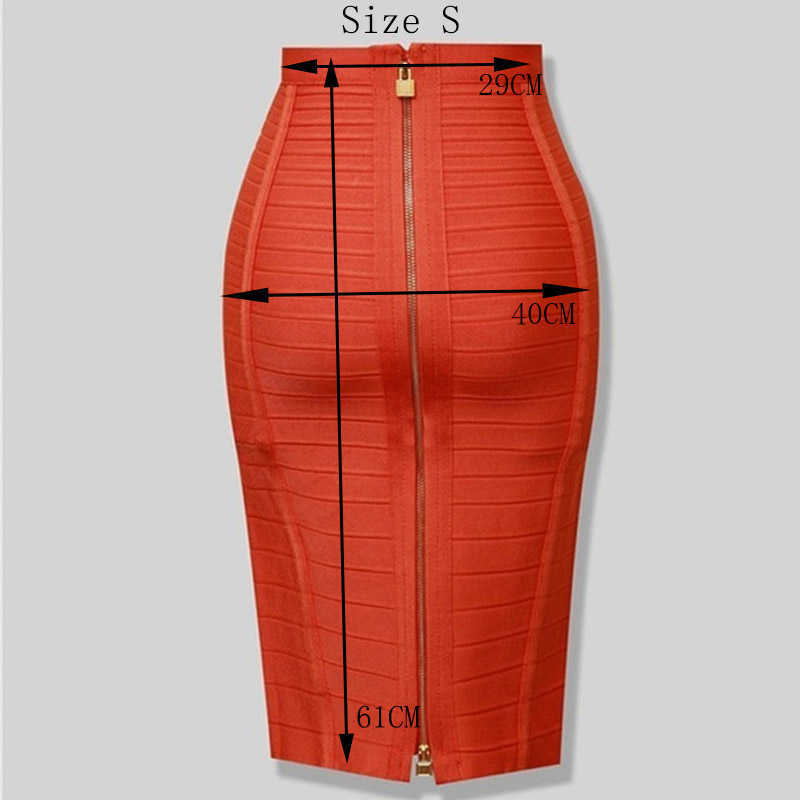 Bandage Skirt Bodycon Woman Sexy Harajuku Party Club Elegant Celebrity Pencil Skrit Plus Size XL 210621