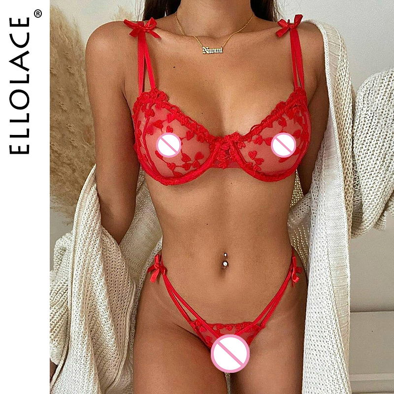 Lingerie Set Sexy Transparent Womens Underwear Love Embroidery Lenceria Lace Push Up Bra Underwear Set Sexy Lingerie, Red
Lingerie Set Sexy Transparent Womens Underwear Love Embroidery Lenceria Lace Push Up Bra Underwear Set Sexy Lingerie, Red