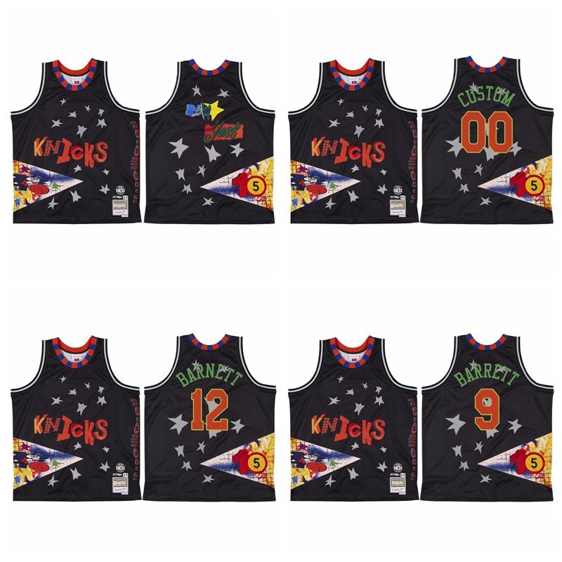 S-6XL Men Dick Barnett #12 New York Knicks Jersey BR Remix Patrick Ewing #33 Custom #00 Black Jersey, Black;red
S-6XL Men Dick Barnett #12 New York Knicks Jersey BR Remix Patrick Ewing #33 Custom #00 Black Jersey, Black;red