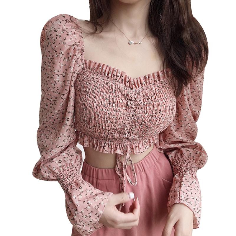 Women's Blouses & Shirts Long Sleeve Square Neck Shirt Puff Prined Blouse Women Lady Sling Street Ladies Casual Top 2021, White
Women's Blouses & Shirts Long Sleeve Square Neck Shirt Puff Prined Blouse Women Lady Sling Street Ladies Casual Top 2021, White