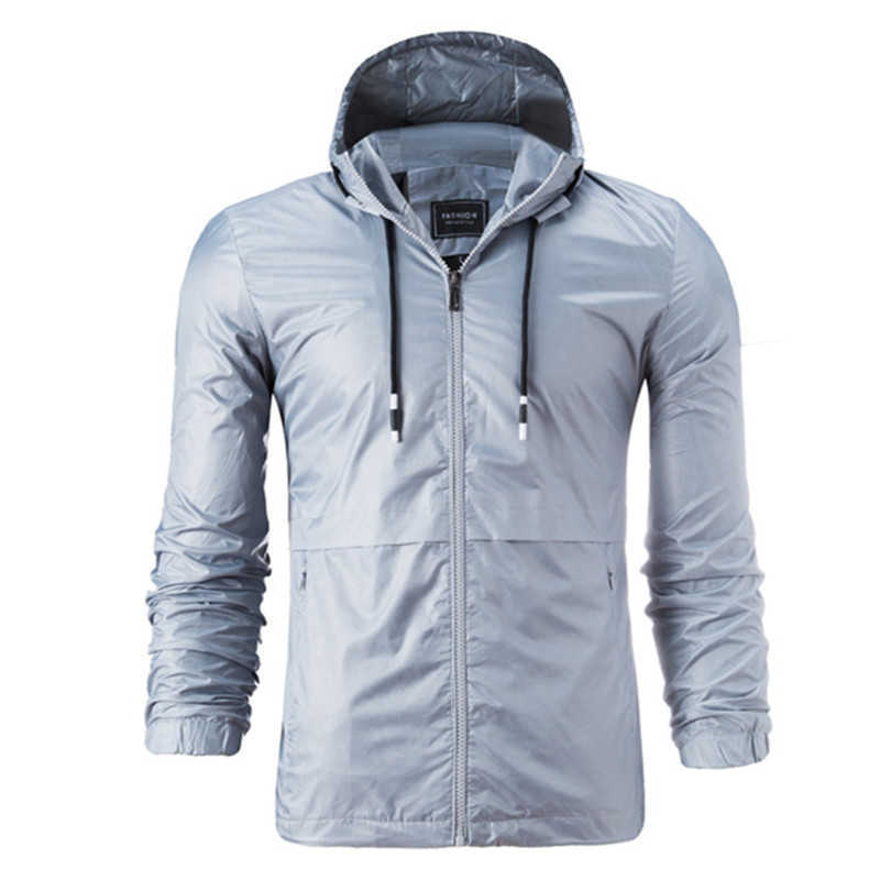 Quick Dry Spring Autumn Men's Jackets Hoodie Zipper Coats Males Sportswear Windbreaker Mens Outerwear Man Casual Jackets M-4XL X0621, Black
Quick Dry Spring Autumn Men's Jackets Hoodie Zipper Coats Males Sportswear Windbreaker Mens Outerwear Man Casual Jackets M-4XL X0621, Black