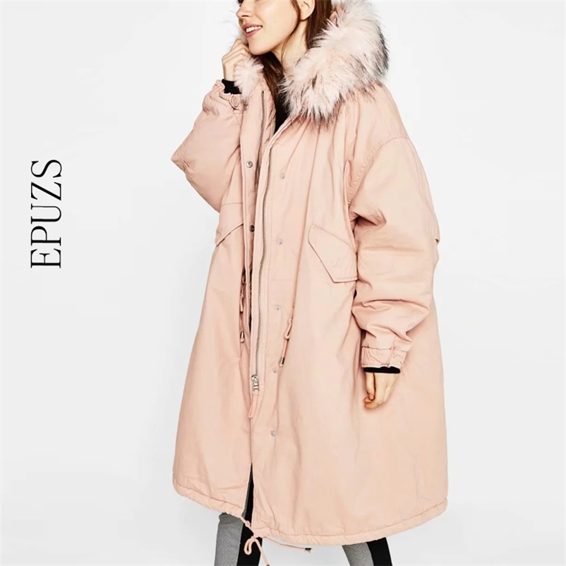 Winter coat oversize Hooded Padded parka women long coats female loose zipper overcoat outwear casual warm jacket 210521, Gray
Winter coat oversize Hooded Padded parka women long coats female loose zipper overcoat outwear casual warm jacket 210521, Gray