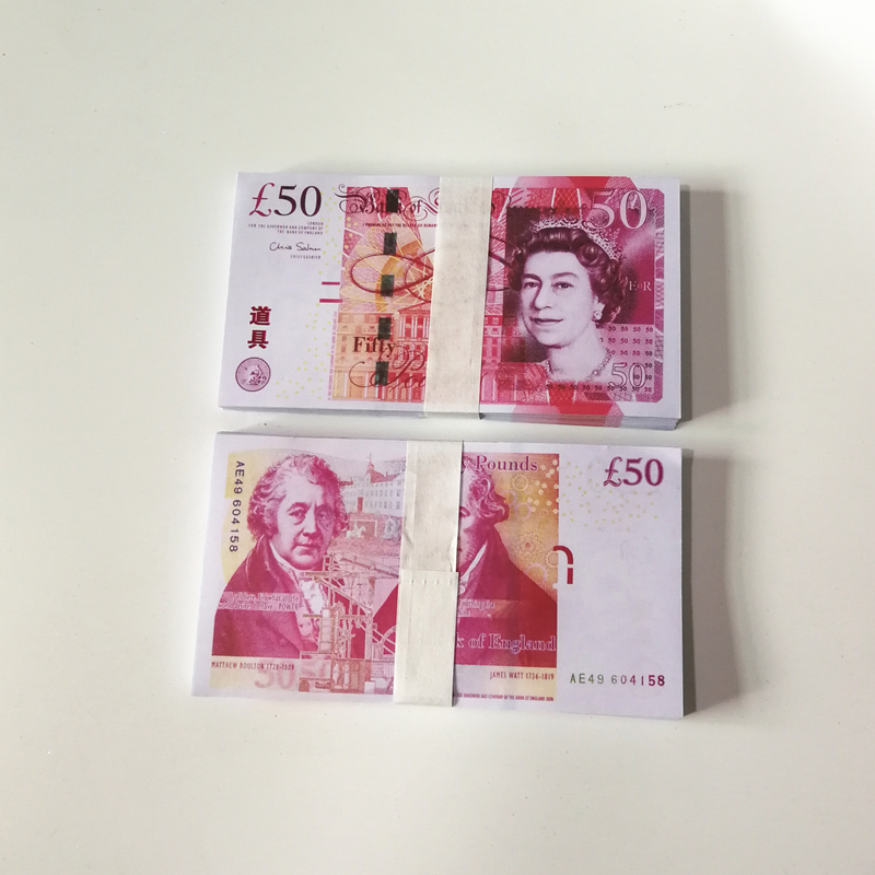 Prop Money UK POUNDS Fake Moneys Paper Printed Euro Bill Party Supplies GBP EUR USD Banking Play Toys for Spray Gun Movies Advertising Game Halloween Christmas
Prop Money UK POUNDS Fake Moneys Paper Printed Euro Bill Party Supplies GBP EUR USD Banking Play Toys for Spray Gun Movies Advertising Game Halloween Christmas