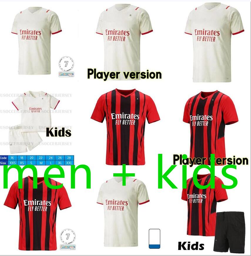 Fans Player Version 21 22 AC milan soccer jerseys MAIGNAN IBRAHIMOVIC KESSIE football shirt 2021 2022 TONALI PAQUETA BENNACER REBIC Camiseta, Black;yellow
Fans Player Version 21 22 AC milan soccer jerseys MAIGNAN IBRAHIMOVIC KESSIE football shirt 2021 2022 TONALI PAQUETA BENNACER REBIC Camiseta, Black;yellow