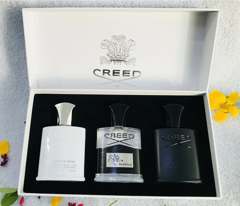 New discount perfume 3 pcs sets Creed Aventus Tweed Silver mountain water fragrance long lasting time cologne 30ml*3 Beauty Fashion collection suit от DHgate WW