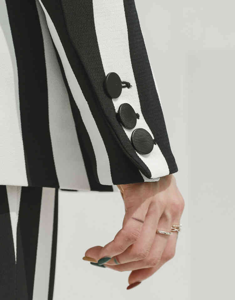 Fashion Zebra pattern Pant Suits Uniform Double Breasted Jacket and Long Blazer Set Women OL 2 Two Pieces 210506