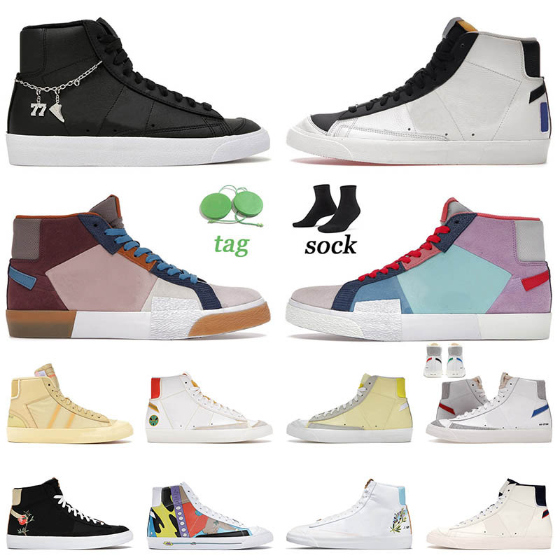 2022 Arrival Blazer Mid 77 Vintage Black Pendants Running Shoes Mosaic Brown White Multi Team Red Raygun All Hallows Eve for Mens Women Outdoor Trainers Sneakers
2022 Arrival Blazer Mid 77 Vintage Black Pendants Running Shoes Mosaic Brown White Multi Team Red Raygun All Hallows Eve for Mens Women Outdoor Trainers Sneakers