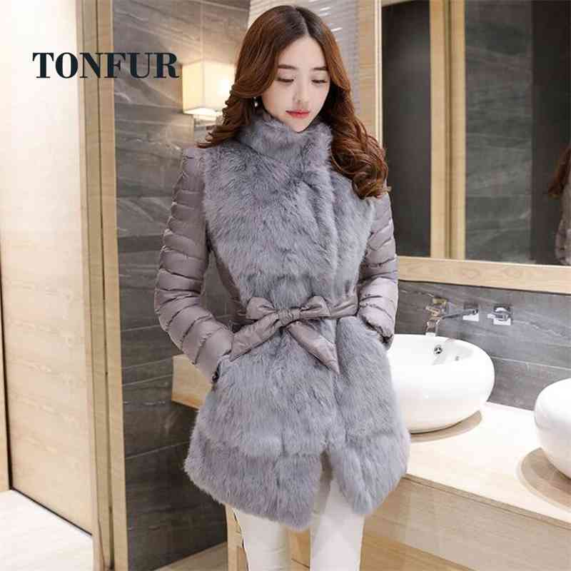 Big Warm 100% Real Rabbit Fur Coat with stitching Padding Double Warm Jacket with belt good fitting SR240 T191118, Grey
Big Warm 100% Real Rabbit Fur Coat with stitching Padding Double Warm Jacket with belt good fitting SR240 T191118, Grey