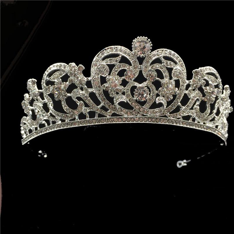 Hair Clips & Barrettes Elegant European Crystal Rhinestone Wedding Bridal Tiara Pageant Miss Crown Charm Accessories MY3124, Golden;silver
Hair Clips & Barrettes Elegant European Crystal Rhinestone Wedding Bridal Tiara Pageant Miss Crown Charm Accessories MY3124, Golden;silver
