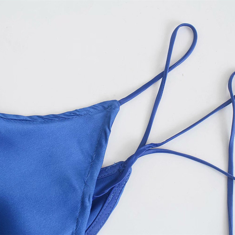 PUWD Casual Women V Neck Sling Rompers Summer Fashion Ladies High Street Vintage Female Solid Color 210522