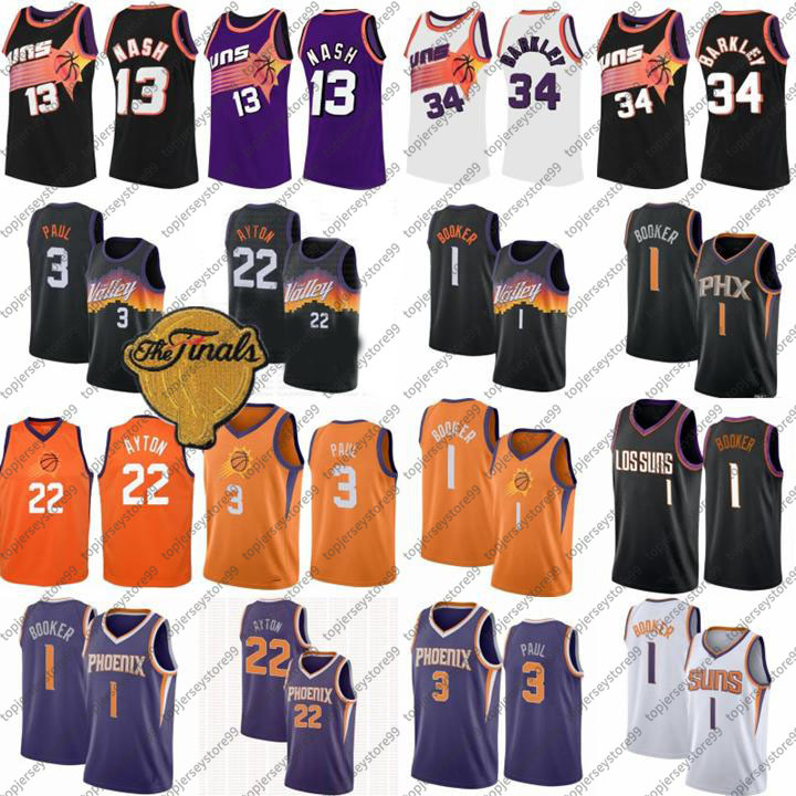 2021 The Finals Devin 1 Booker Chris 3 Paul DeAndre 22 Ayton Basketball Jerseys Phoenixs Steve 13 Nash Charles 34 Barkley Sun Jersey Jae 99 Crowder, My store(lzyhome)17
2021 The Finals Devin 1 Booker Chris 3 Paul DeAndre 22 Ayton Basketball Jerseys Phoenixs Steve 13 Nash Charles 34 Barkley Sun Jersey Jae 99 Crowder, My store(lzyhome)17
