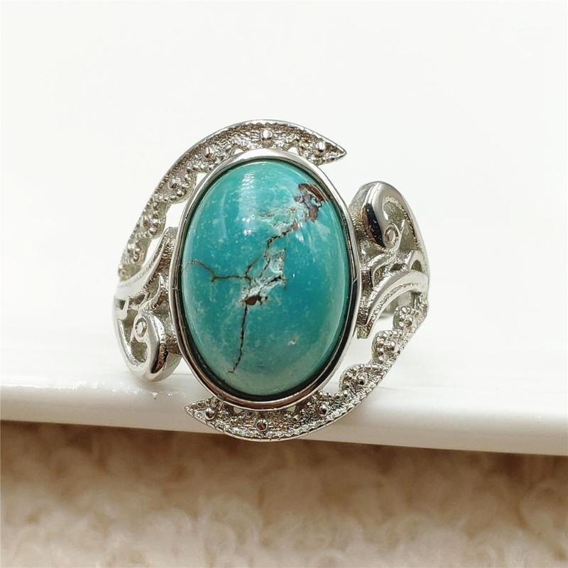 Cluster Rings Genuine Natural Green Turquoise Quartz Adjustable Ring 14x10mm 925 Sterling Silver Bead, Golden;silver
Cluster Rings Genuine Natural Green Turquoise Quartz Adjustable Ring 14x10mm 925 Sterling Silver Bead, Golden;silver