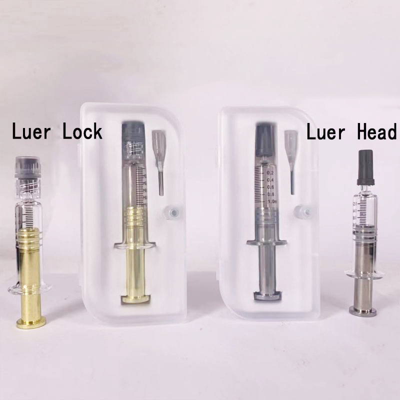 1ML Luer Lock Head Glass Syringe Measurement Mark Bag Tip Box Packaging For Oil Cartridge Tank Syringes With Metal Plunger
1ML Luer Lock Head Glass Syringe Measurement Mark Bag Tip Box Packaging For Oil Cartridge Tank Syringes With Metal Plunger