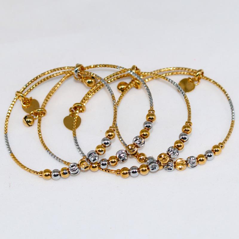 Bangle 2pcs 24K Copper Ethnic Bead Gold Color Saudi Arabic Bangles For Girls Bracelet Women Girl Africa Wedding Jewelry
Bangle 2pcs 24K Copper Ethnic Bead Gold Color Saudi Arabic Bangles For Girls Bracelet Women Girl Africa Wedding Jewelry