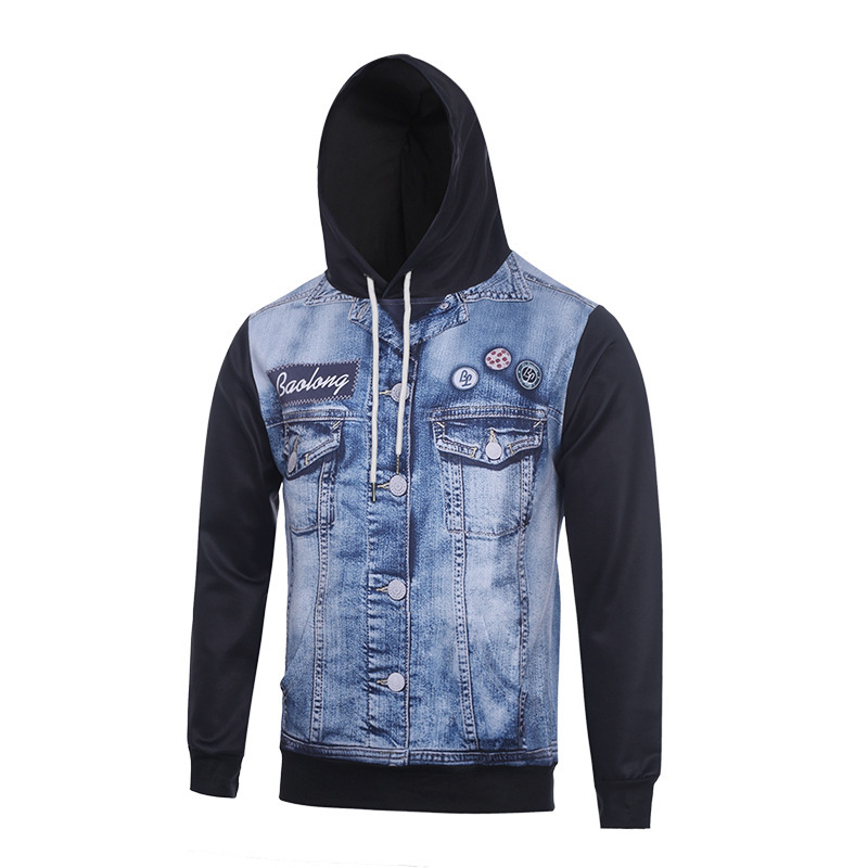Sweatshirts fashionThree High Quality Mens Leisure dimensional fake two-piece 3D printed sweater long sleeve autumn Hooded
Sweatshirts fashionThree High Quality Mens Leisure dimensional fake two-piece 3D printed sweater long sleeve autumn Hooded