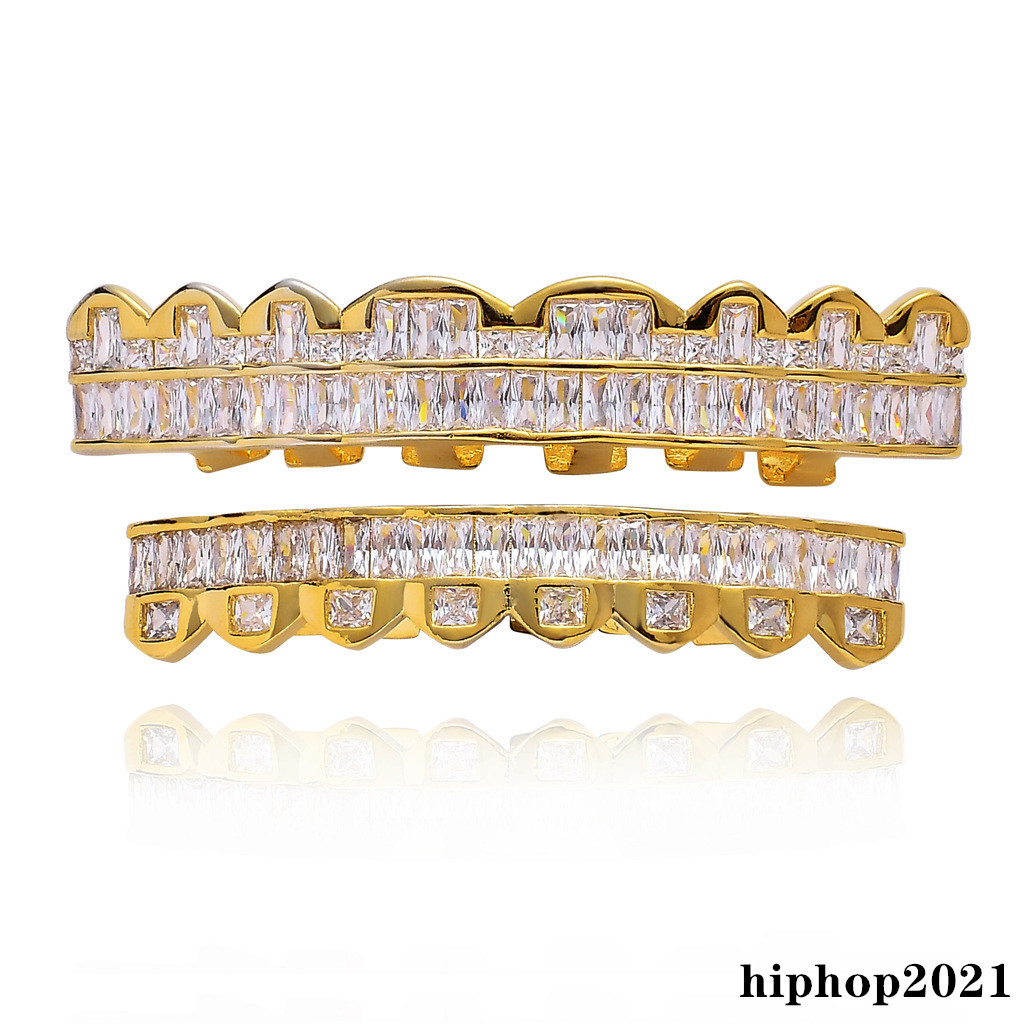 8Teeth Square Zircon Gold Plated with Diamond Silver Color Bling AAA Cubic Zircon Grills Dental Mouth Hip Hop Fashion Jewelry
8Teeth Square Zircon Gold Plated with Diamond Silver Color Bling AAA Cubic Zircon Grills Dental Mouth Hip Hop Fashion Jewelry