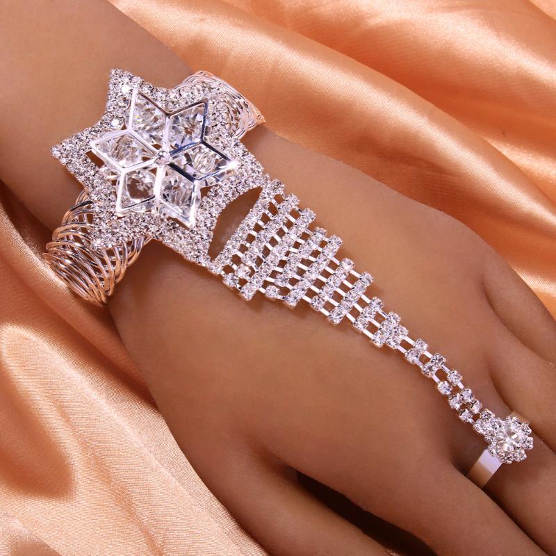 Bangle StoneFans Adjustable Flower Finger Bracelet Bangles Luxury Wholesale For Women Rhinestone Beach Accessories Charms Jewelry
Bangle StoneFans Adjustable Flower Finger Bracelet Bangles Luxury Wholesale For Women Rhinestone Beach Accessories Charms Jewelry