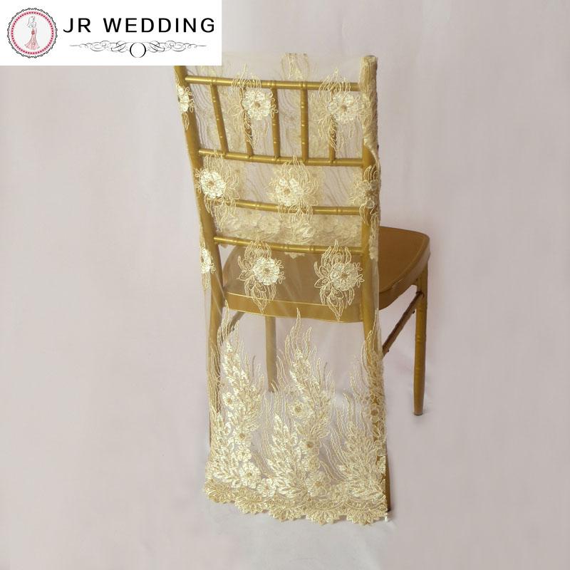 Chair Covers 100 Pcs Gold Embroidered Lace Cover Sequin Shiny For Top Class Wedding Decoration
Chair Covers 100 Pcs Gold Embroidered Lace Cover Sequin Shiny For Top Class Wedding Decoration