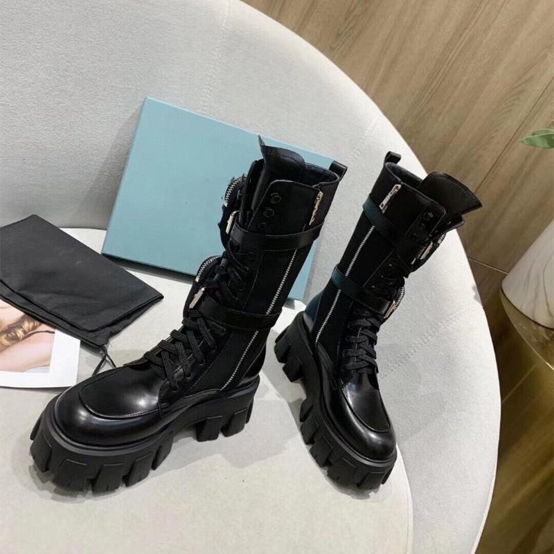 Boots Rise Medium 20 Autumn Bottomed Family Bag Short Winter Leather Thick Fashion British Women's, Black
Boots Rise Medium 20 Autumn Bottomed Family Bag Short Winter Leather Thick Fashion British Women's, Black