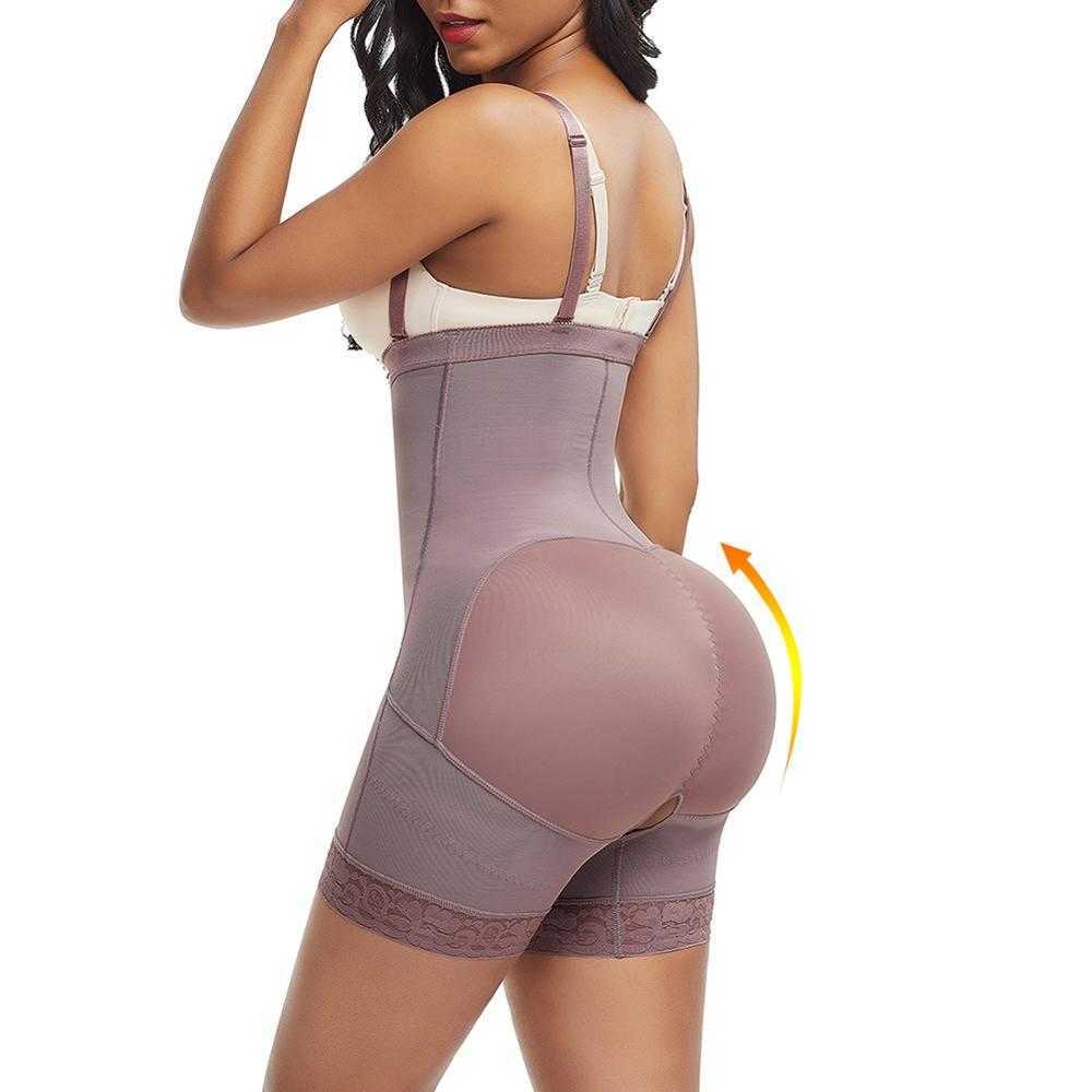 Lover Beauty Plus Size Shapewear Butt lifter Bodysuits Waist Trainer Corset Tummy Control Panties Women Postpartum Body Girdle T200824