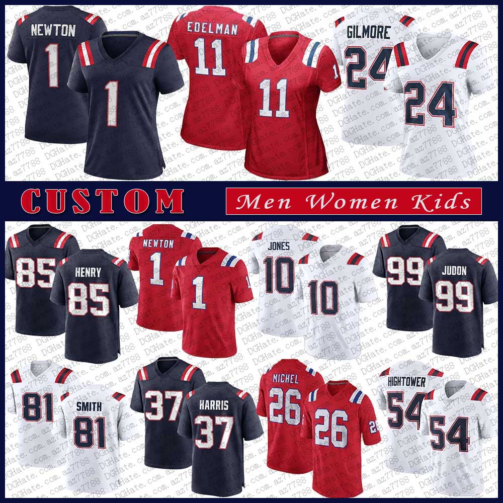 1 Cam Newton 10 Mac Jones New Custom Men Women Kids England Football Jersey 54 Donta Hightower 85 Hunter Henry Jonnu Smith Stephon Gilmore Sony Michel Devin McCourty, Shown
1 Cam Newton 10 Mac Jones New Custom Men Women Kids England Football Jersey 54 Donta Hightower 85 Hunter Henry Jonnu Smith Stephon Gilmore Sony Michel Devin McCourty, Shown