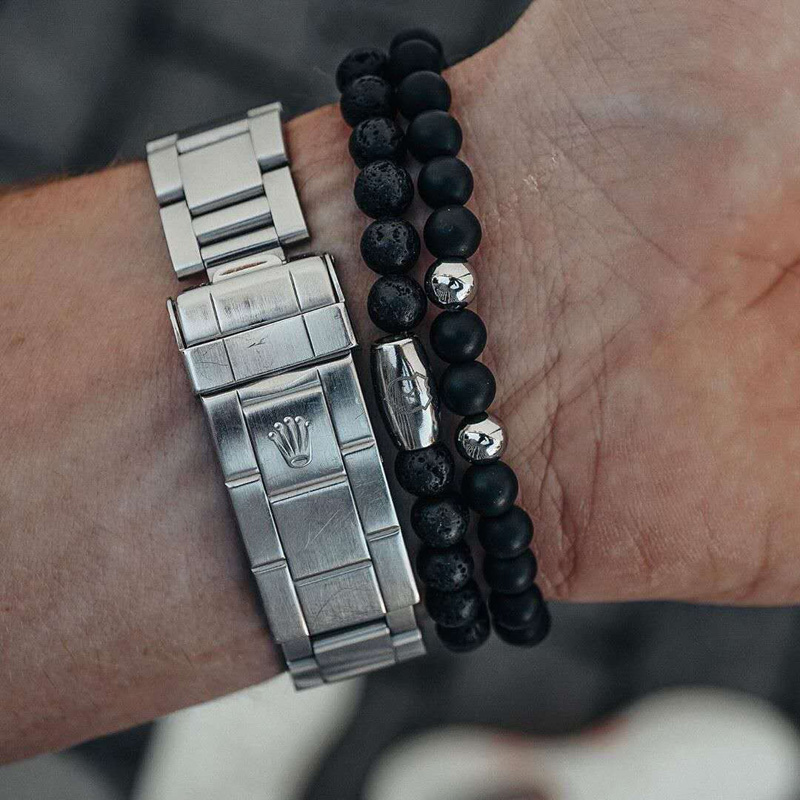 Handmade Beaded Bracelet Set Men Pulseras Pulseira Masculina Beads Jewellery Bracelets For Pulsera Hombre Armband Para Hombre, Black
Handmade Beaded Bracelet Set Men Pulseras Pulseira Masculina Beads Jewellery Bracelets For Pulsera Hombre Armband Para Hombre, Black