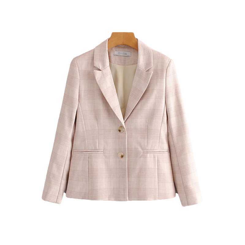 vintage women plaid beige blazers fashion ladies high quality patchwork jacket suits casual female suit girls chic 210527
vintage women plaid beige blazers fashion ladies high quality patchwork jacket suits casual female suit girls chic 210527