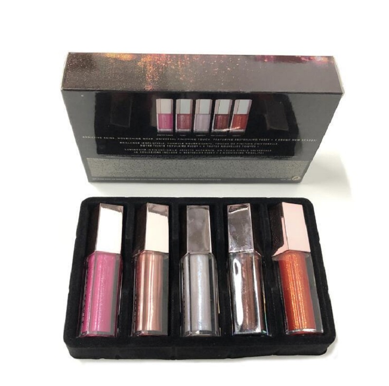 Makeup Set Mini Diamond Lip Glaze Lipstick 5 pcs Gloss Bomb Festive Collection ePacket Free ship, Mixed color
Makeup Set Mini Diamond Lip Glaze Lipstick 5 pcs Gloss Bomb Festive Collection ePacket Free ship, Mixed color