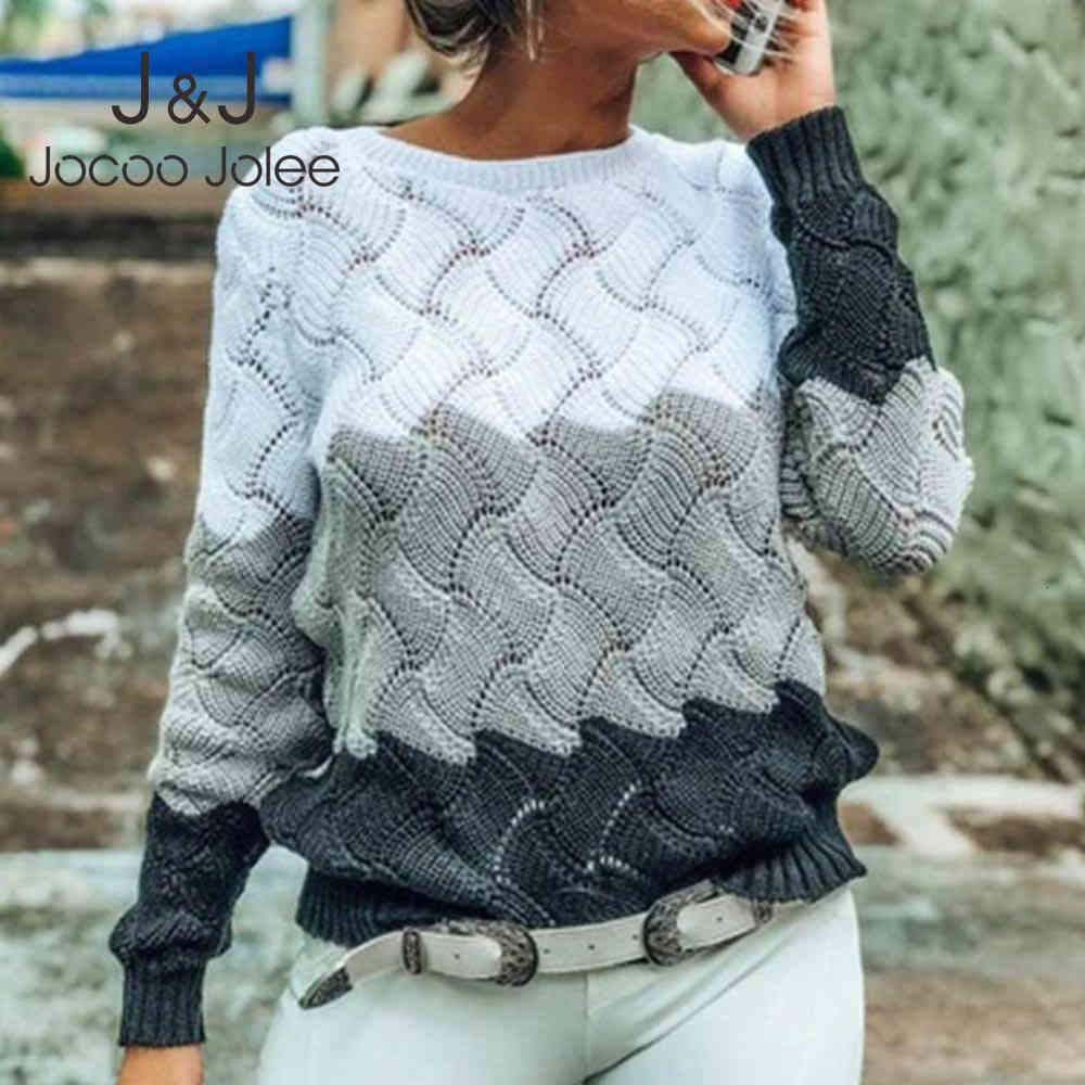 Jocoo Jolee Autumn Winter Long Sleeve O Neck Rainbow Sweater Women Color Block Knitted Pullover Casual Loose Jumper 210518, Green
Jocoo Jolee Autumn Winter Long Sleeve O Neck Rainbow Sweater Women Color Block Knitted Pullover Casual Loose Jumper 210518, Green