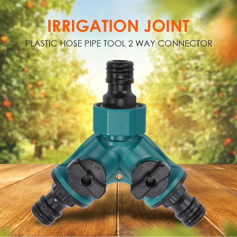 Plastic Irrigation Garden Tap Valve Hose Pipe Splitter Water Quick Connector Tool 2 Way Y Connectors Watering Equipments
Plastic Irrigation Garden Tap Valve Hose Pipe Splitter Water Quick Connector Tool 2 Way Y Connectors Watering Equipments
