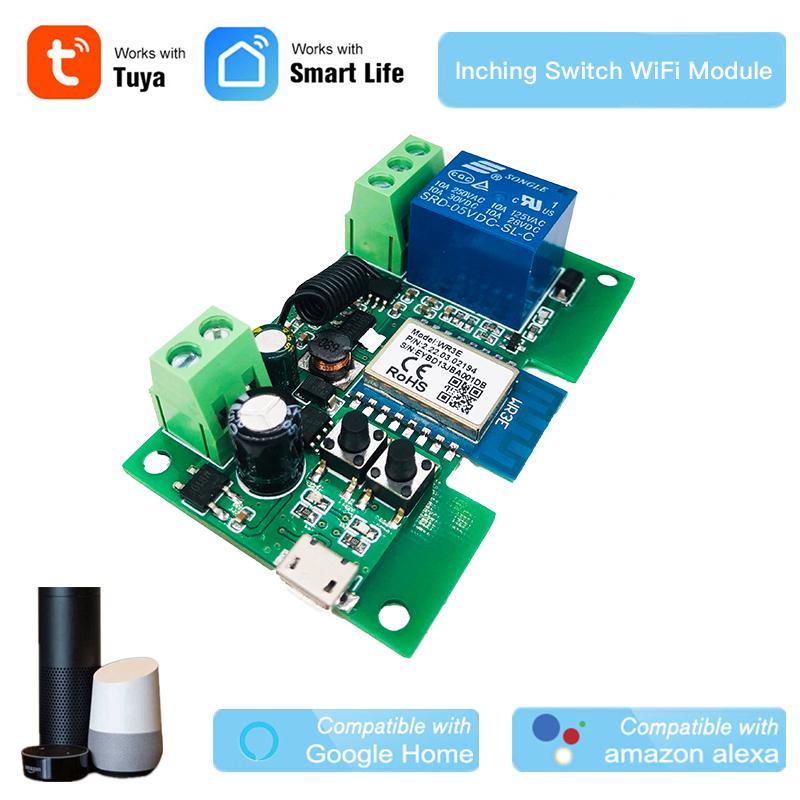 Smart Home Control Alexa Comptible WiFi Module USB 7-32V DIY 1 Channel Jog Inching Self-locking Wireless Switch With RF433
Smart Home Control Alexa Comptible WiFi Module USB 7-32V DIY 1 Channel Jog Inching Self-locking Wireless Switch With RF433