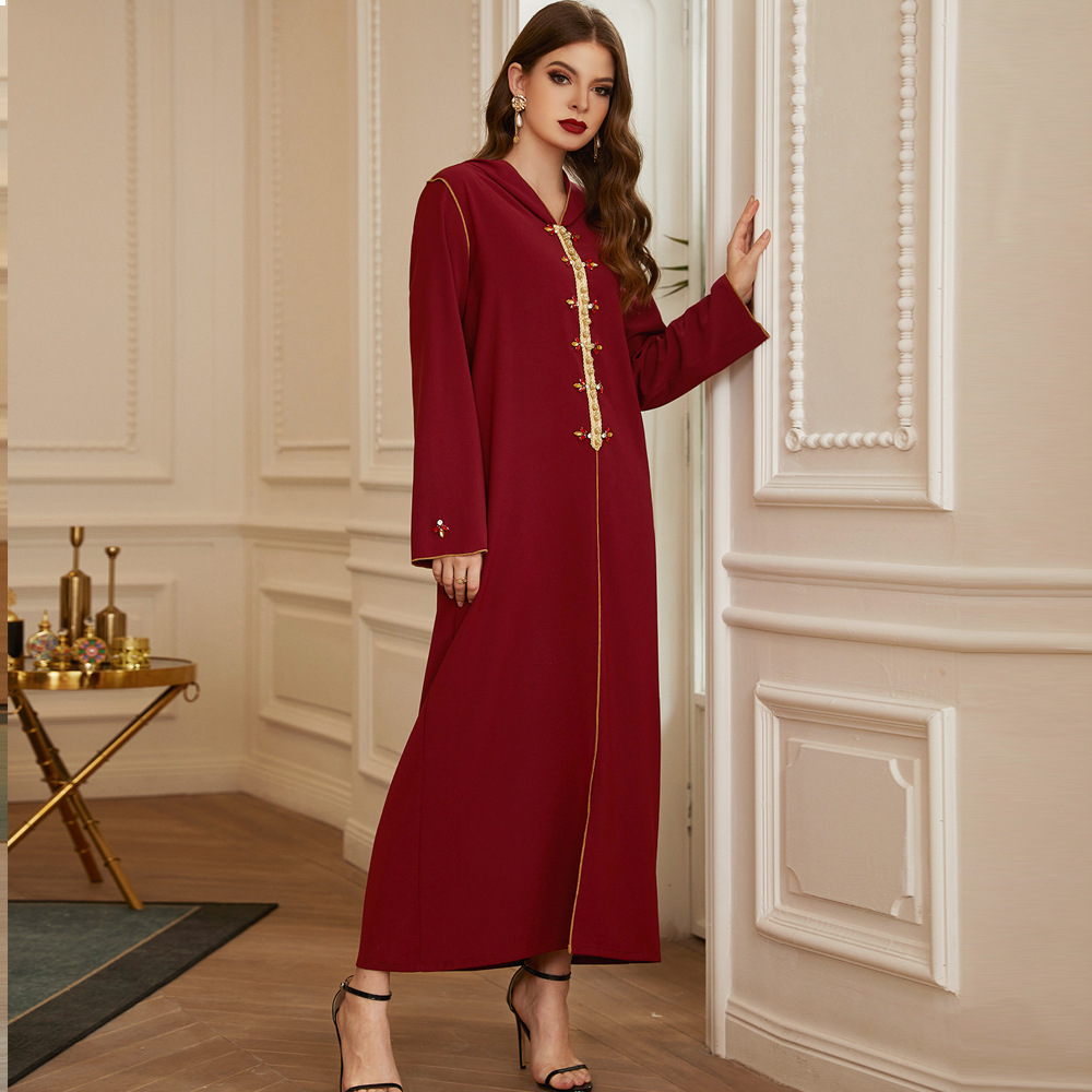 Abaya Dubai Turkey Kaftan Hijab Muslim Dress Islam Clothing Diamond Maxi Abayas for Women Robe Musulman De Mode Djellaba Femme
Abaya Dubai Turkey Kaftan Hijab Muslim Dress Islam Clothing Diamond Maxi Abayas for Women Robe Musulman De Mode Djellaba Femme