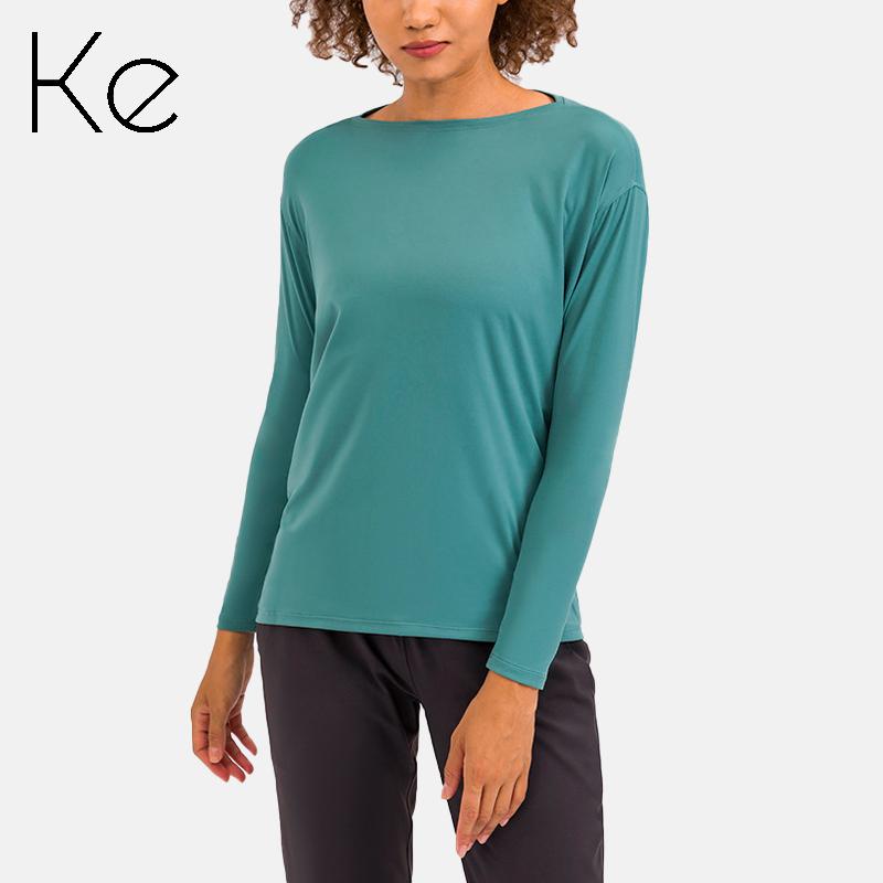 Gym Clothing KE Sports Loose Casual Long-sleeved Autumn Lightweight Breathable Running Fitness Clothes Round Neck Yoga Tops, White;black
Gym Clothing KE Sports Loose Casual Long-sleeved Autumn Lightweight Breathable Running Fitness Clothes Round Neck Yoga Tops, White;black