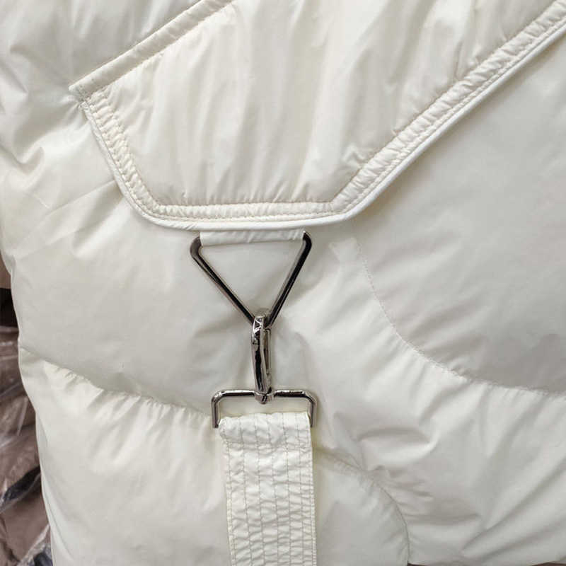 FMFSSOM Loose Causal 90% White Duck Down Jacket Women Sleeveless Asymmetric Length Beige Spring Autumn Windpoof Basic Outwear 211007wtt