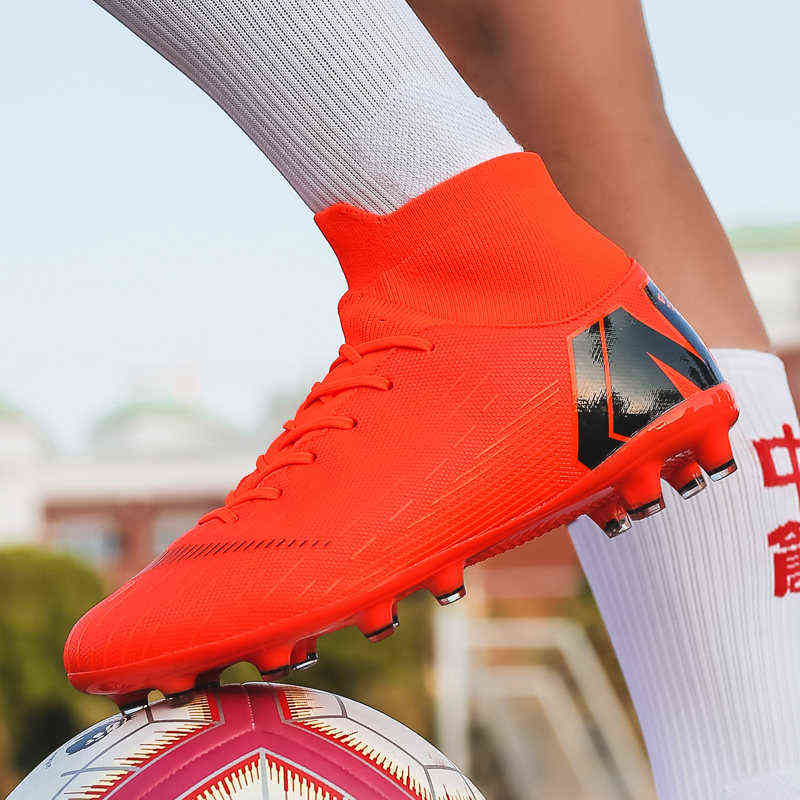 Soccer Shoes Orange New Futstal Boots for Male High Top Fg/tf Men Cleats Football Trainers Sport Zapatillas De Futbol 1127, Orange tf -81901
Soccer Shoes Orange New Futstal Boots for Male High Top Fg/tf Men Cleats Football Trainers Sport Zapatillas De Futbol 1127, Orange tf -81901