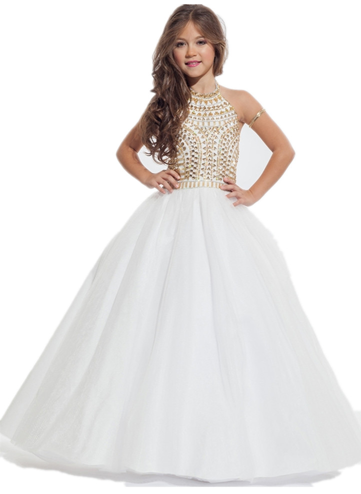 Wholesale white Little Girls Pageant Dresses Gown Princess Crystal Beads Tulle Formal Party Dress for Teen Kids Flowers Gowns free Gift Hoops Petticoat
Wholesale white Little Girls Pageant Dresses Gown Princess Crystal Beads Tulle Formal Party Dress for Teen Kids Flowers Gowns free Gift Hoops Petticoat