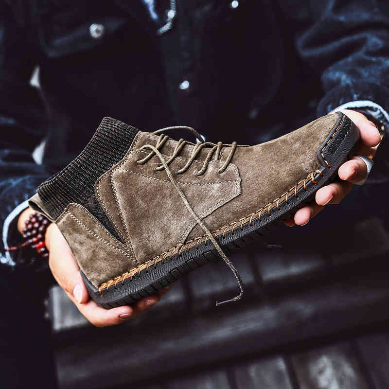 Winter Warm Men Snow Boots Plush Sports Shoes Genuine Leather Ankle Boots Outdoor Walking Sneakers Training Shoes Big Size 47 48, Khaki
Winter Warm Men Snow Boots Plush Sports Shoes Genuine Leather Ankle Boots Outdoor Walking Sneakers Training Shoes Big Size 47 48, Khaki