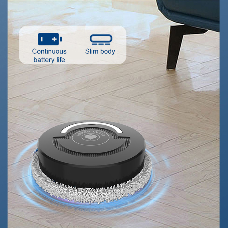 

Automatic Mopping Vacuum Cleaner Robot Smart Floor Cleaning Rechargeable battery power 1200mah Sweep Dry Wet Sweeping clean