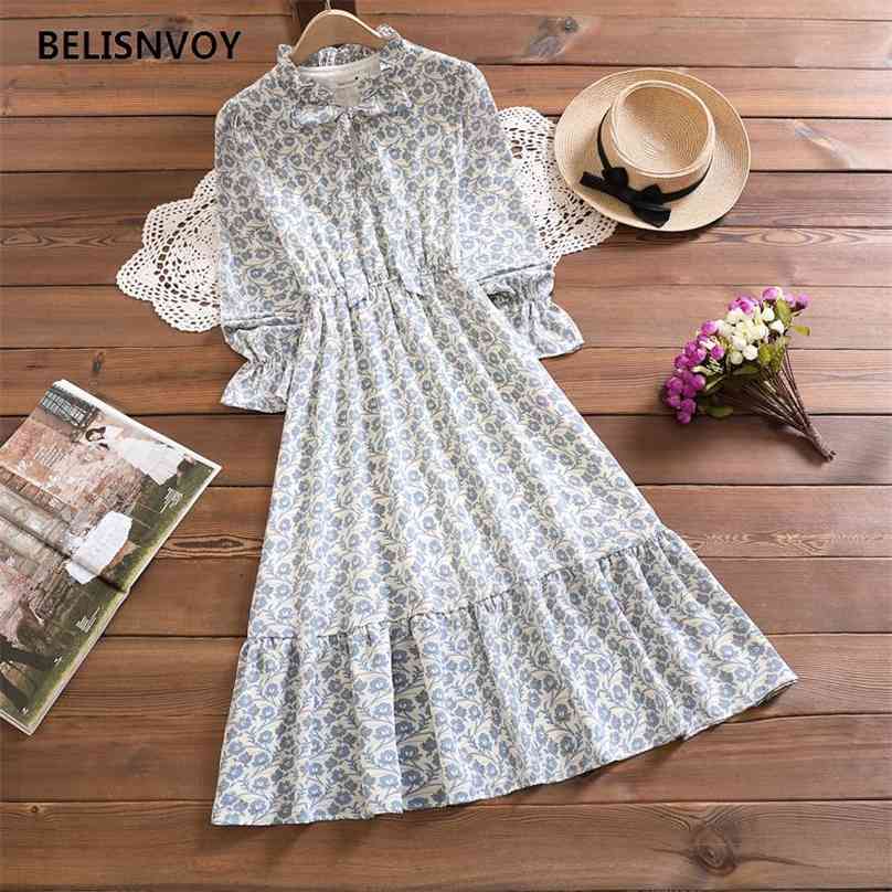 Spring Women Fashion Dress Chiffon Female Printed Casual Flare Sleeve Dresses Elegant A-line Vestidos 210520
Spring Women Fashion Dress Chiffon Female Printed Casual Flare Sleeve Dresses Elegant A-line Vestidos 210520