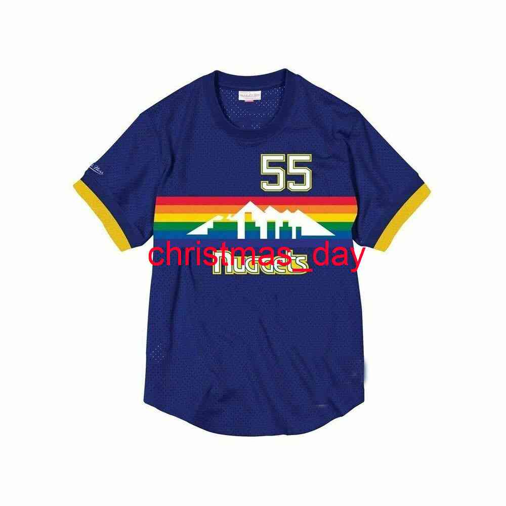 Mens Mitchell & Ness Mesh Name & Number Crew Neck 91 Dikembe Mutumbo Stitched Custom Any Name Number -6XL Basketball Jersey, Blue 
Mens Mitchell & Ness Mesh Name & Number Crew Neck 91 Dikembe Mutumbo Stitched Custom Any Name Number -6XL Basketball Jersey, Blue