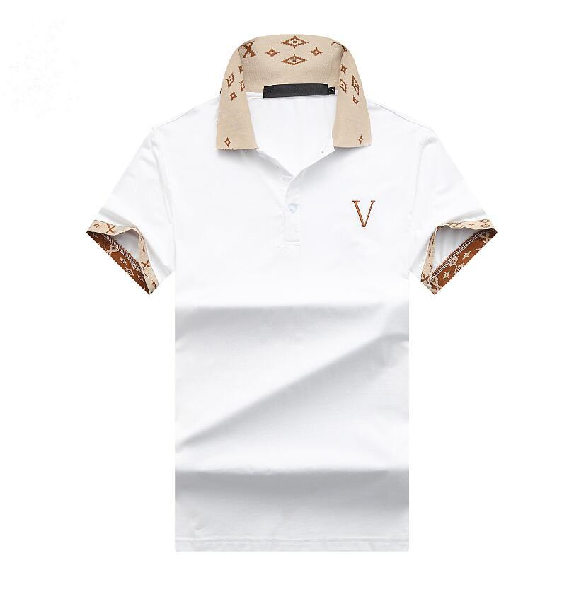 Men's T-Shirt European American fashion brand quality polo letter embroidered short sleeve casual and business double lapel shirt jacket custom, Customize
Men's T-Shirt European American fashion brand quality polo letter embroidered short sleeve casual and business double lapel shirt jacket custom, Customize