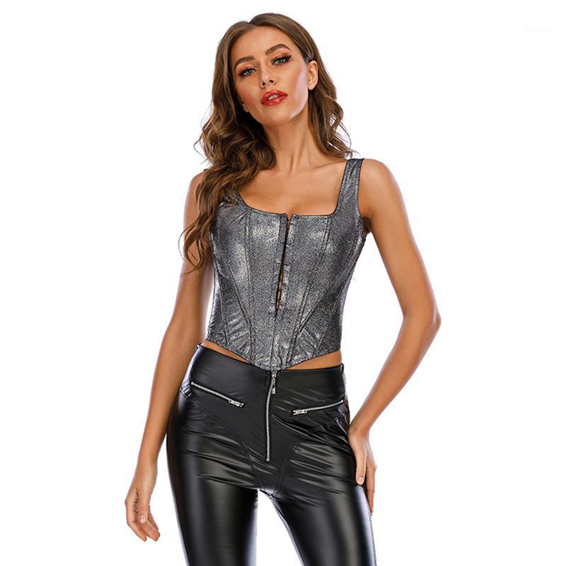 Bustiers & Corsets Arrival Black Sexy Corset Leather With Zipper Fashion Gothic Female Bustier Waist Trainer Cropped Top For Women
Bustiers & Corsets Arrival Black Sexy Corset Leather With Zipper Fashion Gothic Female Bustier Waist Trainer Cropped Top For Women