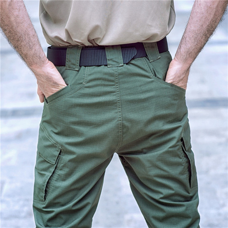 men tactical pants waterproof cargo pants men breathable swat army solid color combat long trousers work joggers s5xl