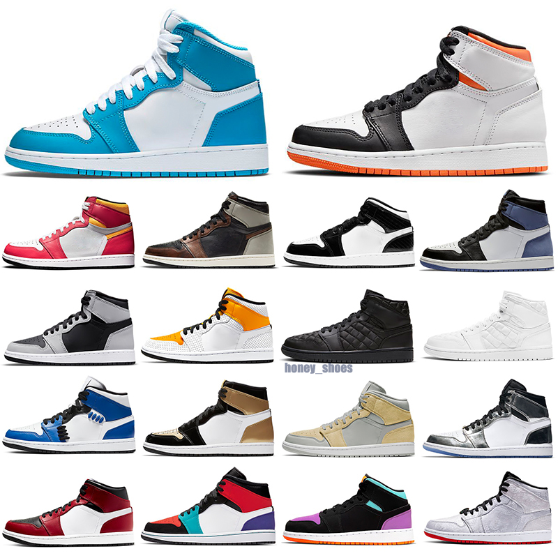 Newest Jumpman 1 1s OG High outdoor athletic Shoes Pine Green Black Court Purple Royal Bred Toe NC Obsidian UNC game Sneakers trainers 36-47, Color 12
Newest Jumpman 1 1s OG High outdoor athletic Shoes Pine Green Black Court Purple Royal Bred Toe NC Obsidian UNC game Sneakers trainers 36-47, Color 12