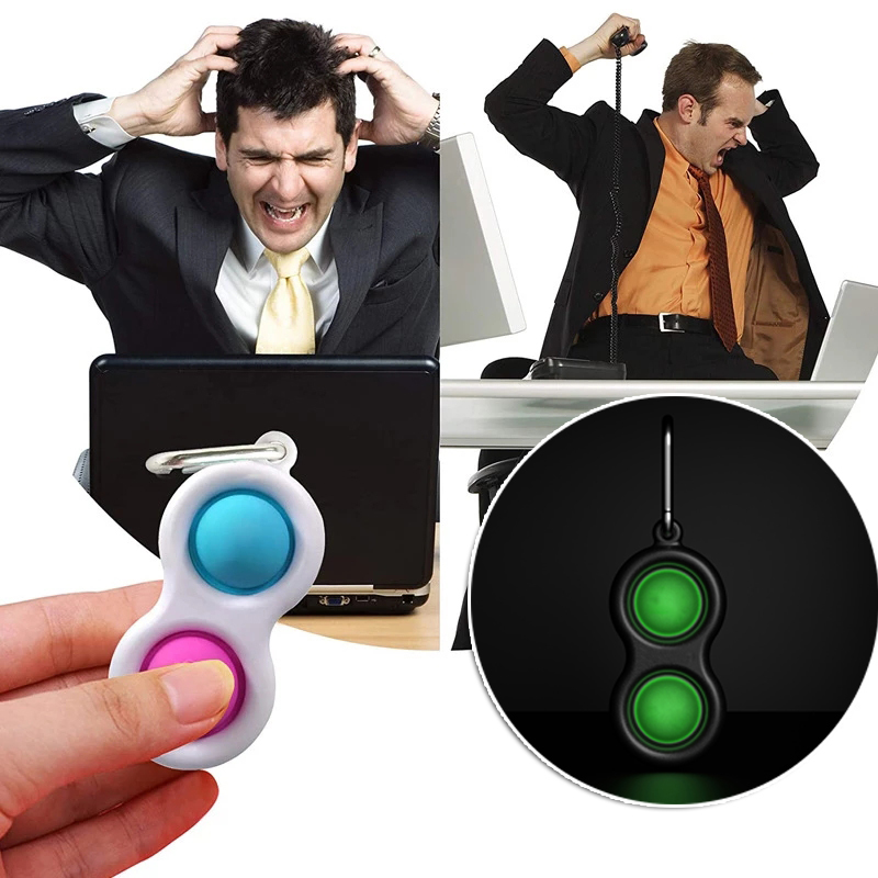 Newest Luminous Fidget Simple Dimple Toy Fat Brain Push Stress Relief Toys Hand For Kid Adults Autism Dropshipping Game A0521
Newest Luminous Fidget Simple Dimple Toy Fat Brain Push Stress Relief Toys Hand For Kid Adults Autism Dropshipping Game A0521