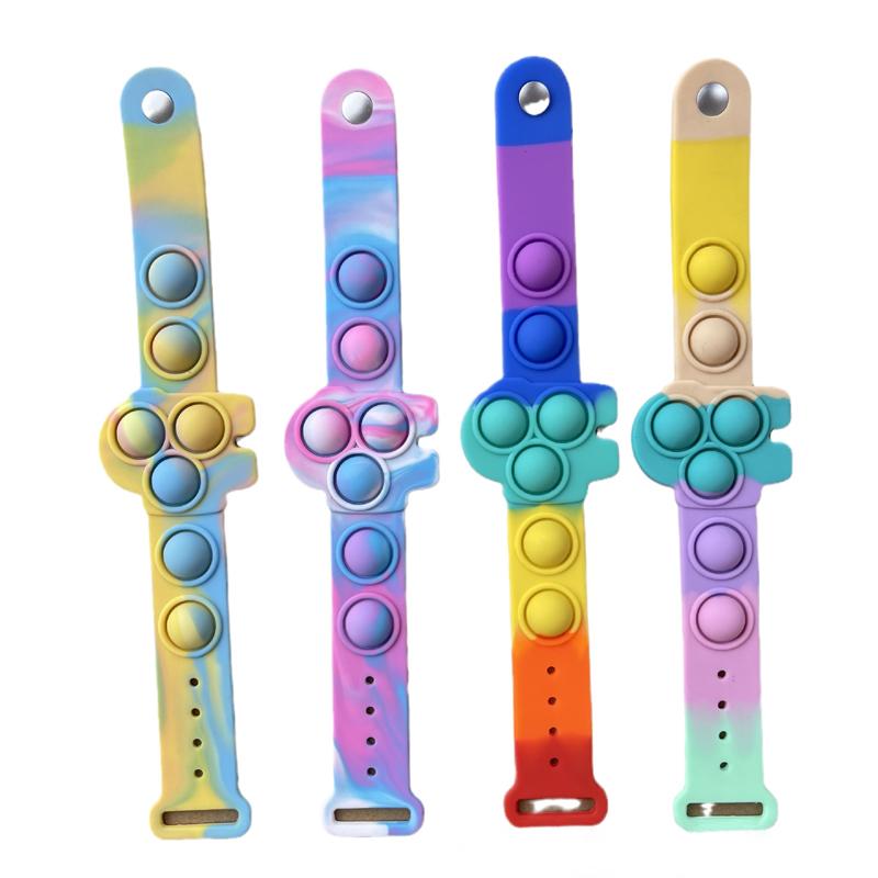 Fidget Toys Silicone Bracelet Squeeze Toy Soft Dimple Bubble Bracelets Stress Relief Toys Puzzle And Safety Party Favor FY2805
Fidget Toys Silicone Bracelet Squeeze Toy Soft Dimple Bubble Bracelets Stress Relief Toys Puzzle And Safety Party Favor FY2805