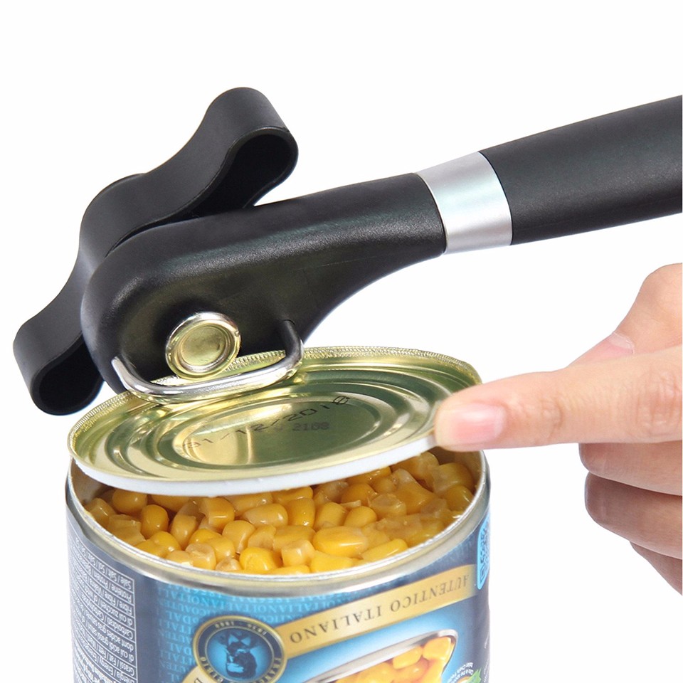 ltifunction Cans Opener Stainless Steel Safety Professional Ergonomic Side Cut Manual Free DHL Free shipping