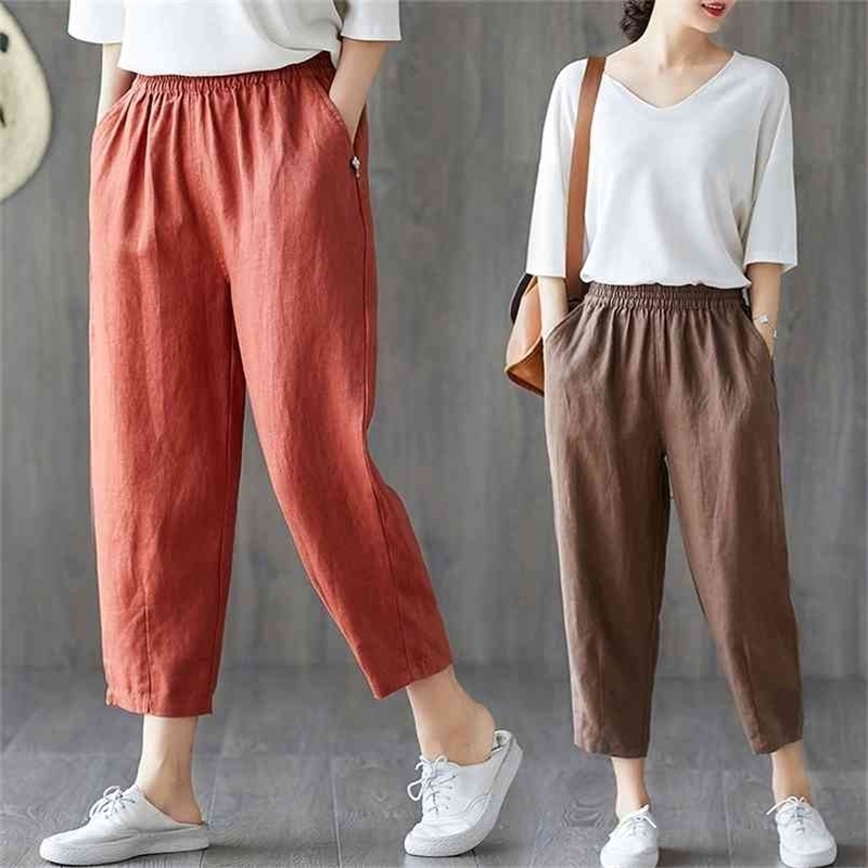 Korean Style Woman Elastici Waist Pockets Pants Ladies Mid Harem Casual Joggers Women Plus Size Pantalones De Mujer 210604, White
Korean Style Woman Elastici Waist Pockets Pants Ladies Mid Harem Casual Joggers Women Plus Size Pantalones De Mujer 210604, White