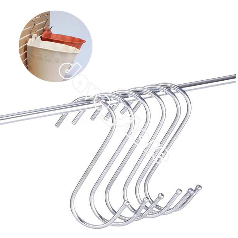 Stainless Steel Hooks S Shape Home Kitchen Tools Metal Railing Practical Multifunction Hanger Hook
Stainless Steel Hooks S Shape Home Kitchen Tools Metal Railing Practical Multifunction Hanger Hook