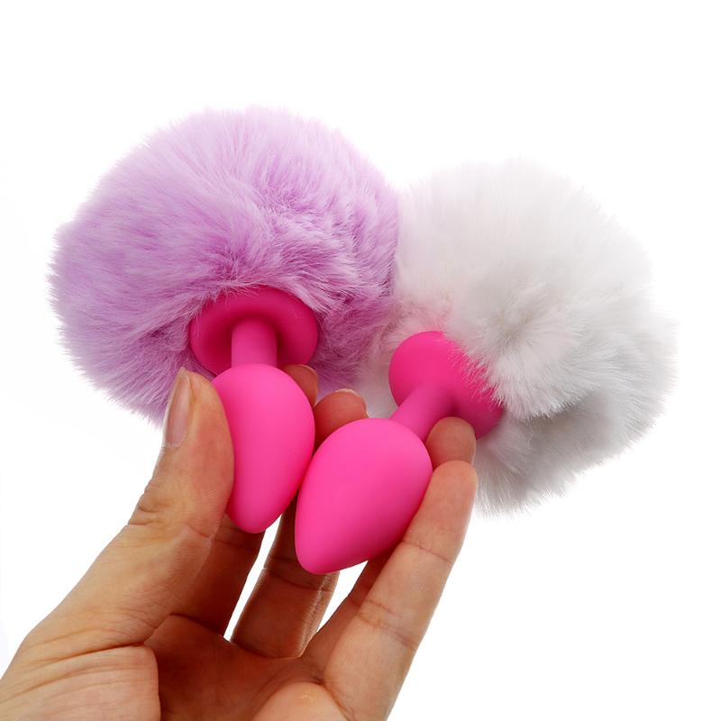 Sex Toys For Couples VATINE Silicone Hairy Tail BuPlug Erotic Anal Women Plug